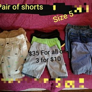 Boys shorts all in great shape